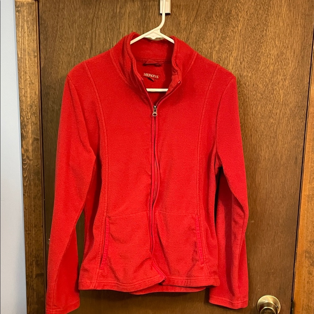 Merona Vibrant Red Utility Jacket